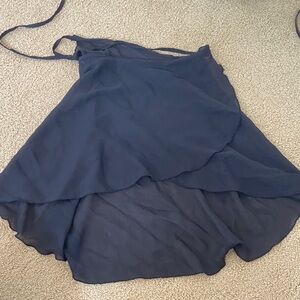Black Ballet Wrap Skirt One Size